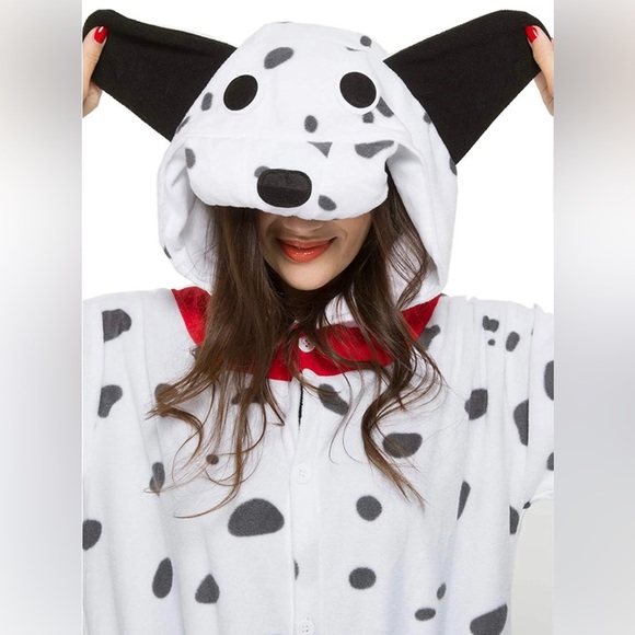 Large Onesie Dalmation pajamas - Picture 3 of 6
